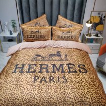 エルメス 寝具 HERMES 2021新作 洋式 布団カバー ベッドシート 枕カバー 4点セット he211029p14-4