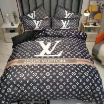 ルイヴィトン 寝具 LOUIS VUITTON 2021新作 洋式 布団カバー ベッドシート 枕カバー 4点セット lv211029p14-3