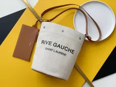 サンローランコピー バッグ 2021新作 Saint Laurent 高品質 リヴ ゴーシュ バケットバッグ 669299