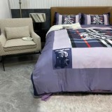 バーバリー 寝具 BURBERRY 2021新作 洋式 布団カバー ベッドシート 枕カバー 4点セット bur211214p88-2