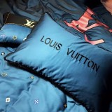 ルイヴィトン 寝具 LOUIS VUITTON 2022新作 洋式 布団カバー ベッドシート 枕カバー 4点セット lv220215p32-2