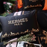 エルメス 寝具 HERMES 2022春夏新作 洋式 布団カバー ベッドシート 枕カバー 4点セット he220215p35-1