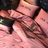 ルイヴィトン 寝具 LOUIS VUITTON 2022新作 洋式 布団カバー ベッドシート 枕カバー 4点セット lv220215p32-3