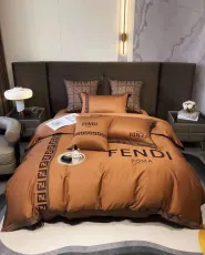 フェンディ 寝具 FENDI 2022新作 洋式 布団カバー ベッドシート 枕カバー 4点セット fd220215p39