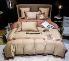 バーバリー 寝具 BURBERRY 2022春夏新作 洋式 布団カバー ベッドシート 枕カバー 4点セット bur220216p38-1