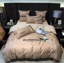 バーバリー 寝具 BURBERRY 2022春夏新作 洋式 布団カバー ベッドシート 枕カバー 4点セット bur220216p38-2