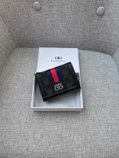 BALENCIAGAxGUCCi2022新しい2つ折りウォレット