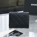 シャネル財布 CHANEL2022新しい三つ折りフラップウォレット