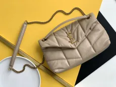 サンローランバッグ SaintLaurent2022新作LOULOUPUFFERチェーンショルダーバッグ