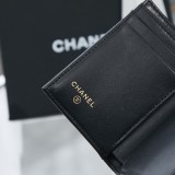 シャネル財布 CHANEL2022新しい三つ折りフラップウォレット