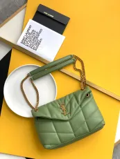 サンローランバッグ SaintLaurent2022新作LOULOUPUFFERチェーンショルダーバッグ