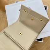セリーヌ財布 CELINE2022の新しいストラップ三つ折り財布