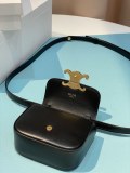 セリーヌバッグ CELINE2022新しいミニTRIOMPHE光沢のある革のハンドバッグ
