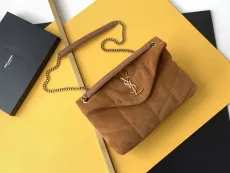サンローランバッグ SaintLaurent2022新しいLOULOUPUFFERキルティングスペースバッグ