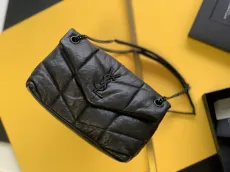 サンローランバッグ SaintLaurent2022新作LOULOUPUFFERチェーンショルダーバッグ