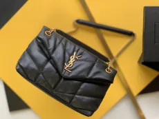 サンローランバッグ SaintLaurent2022新作LOULOUPUFFERチェーンショルダーバッグ
