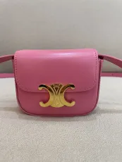 セリーヌバッグ CELINE2022新作TRIOMPHEミニハンドバッグ