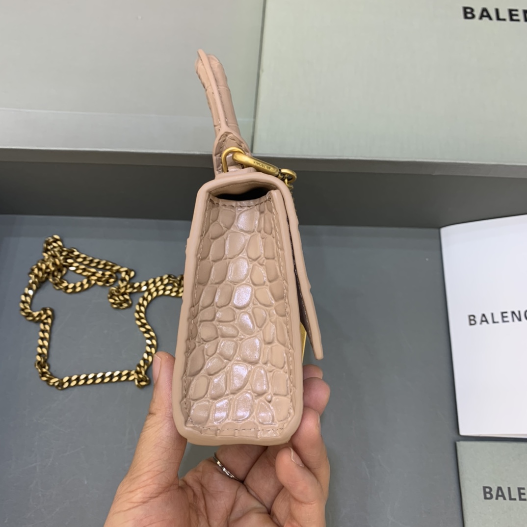 バレンシアガバッグ BALENCIAGA2022新しいミニ Hourglassハンドバッグ