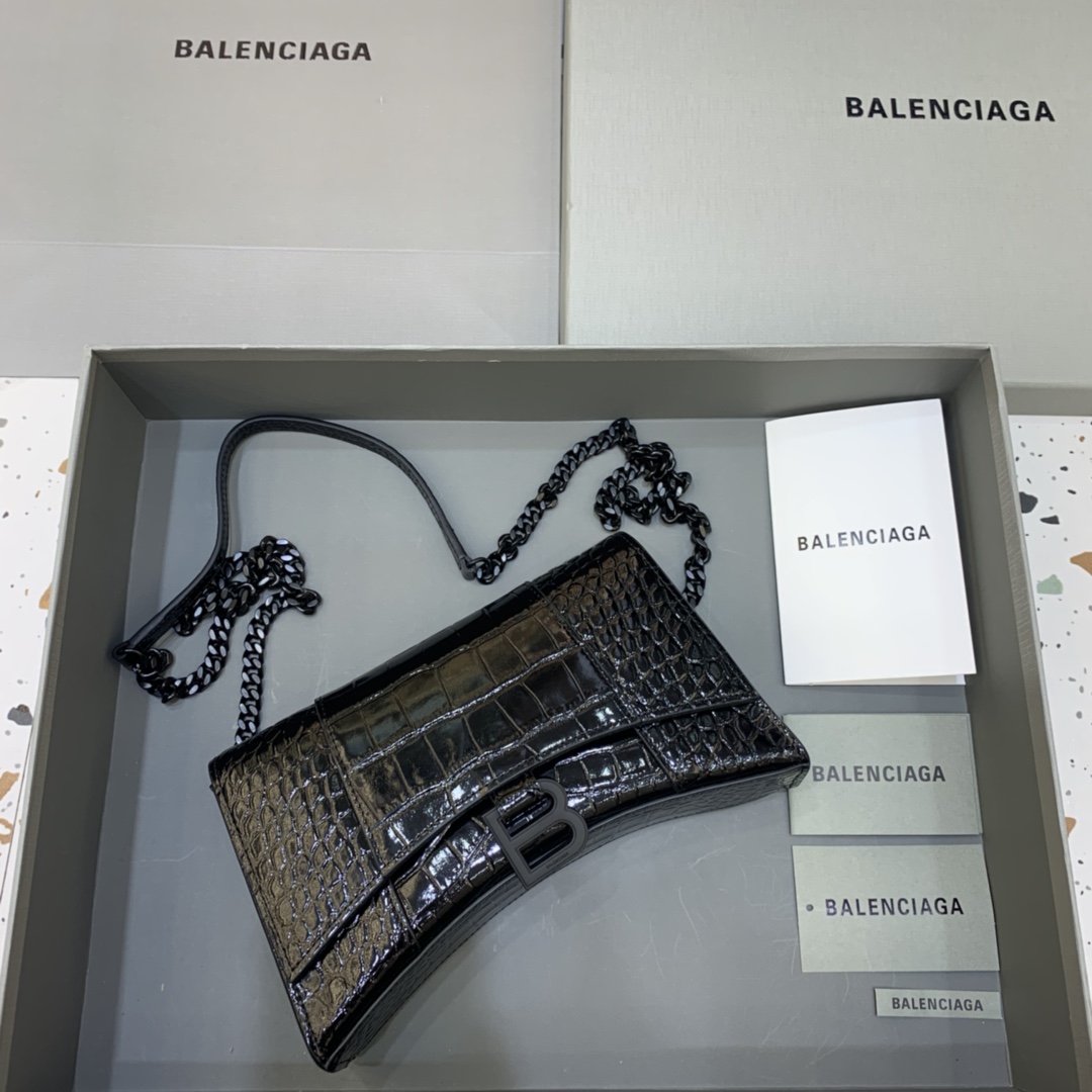 バレンシアガバッグ BALENCIAGA2022新しいワークチェーンメッセンジャーバッグ