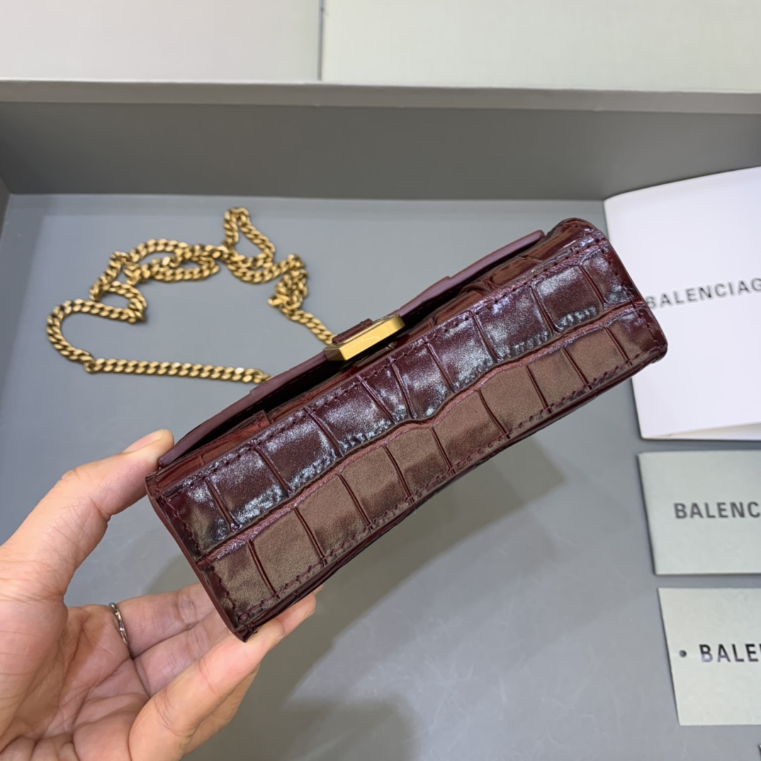 バレンシアガバッグ BALENCIAGA2022新しいミニ Hourglassハンドバッグ