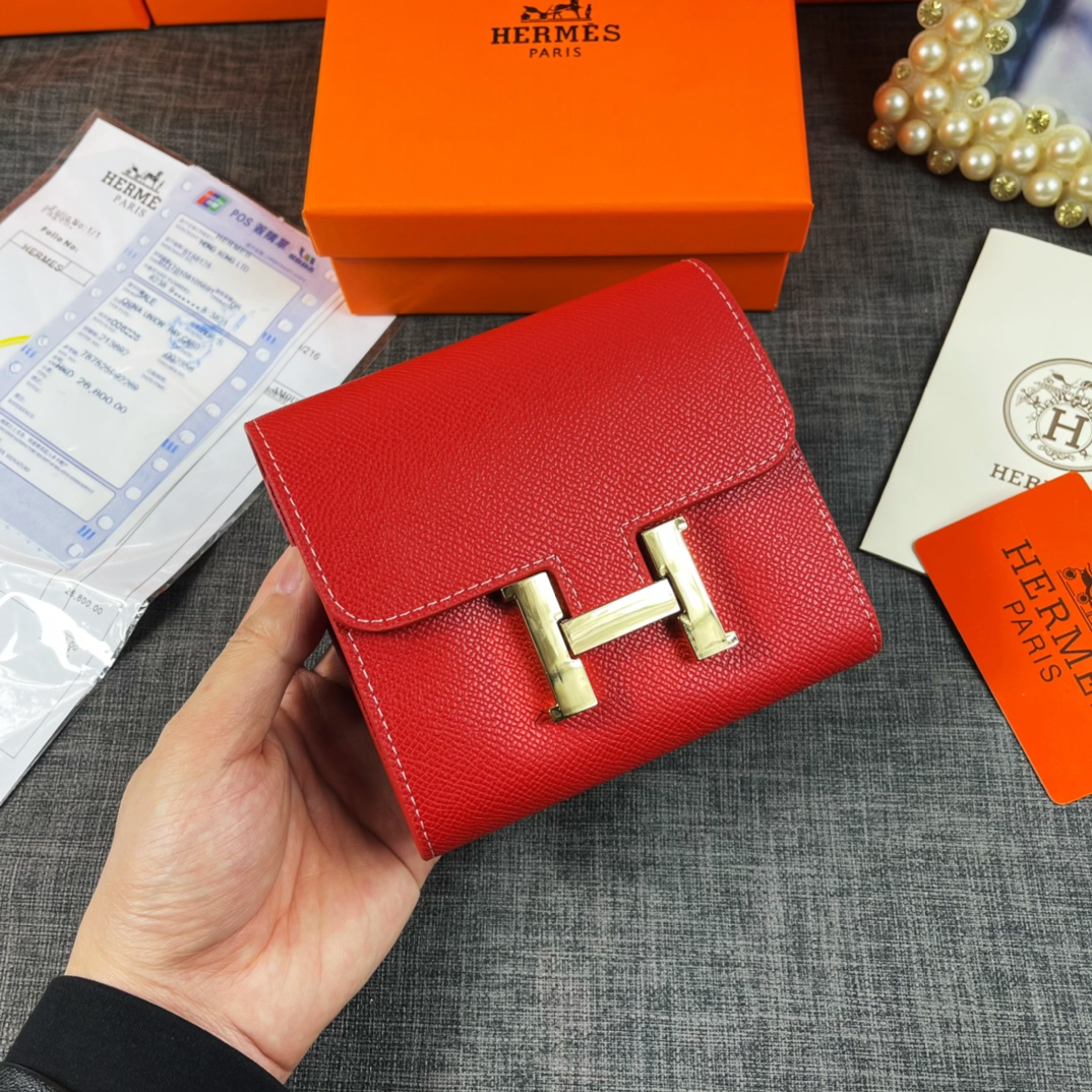 エルメス財布 HERMES2022新作コンスタンスバイフォールドウォレット