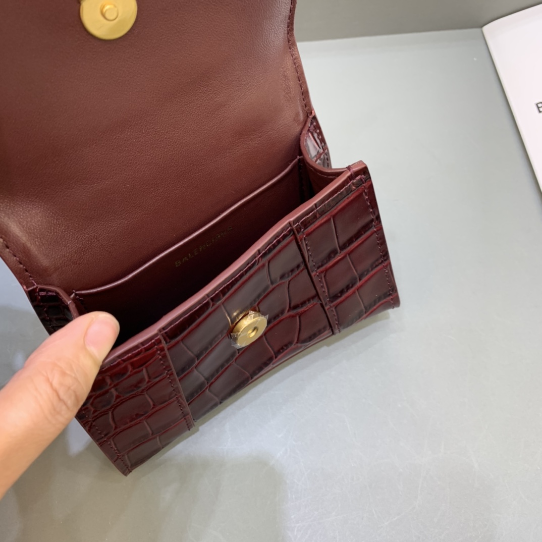 バレンシアガバッグ BALENCIAGA2022新しいミニ Hourglassハンドバッグ