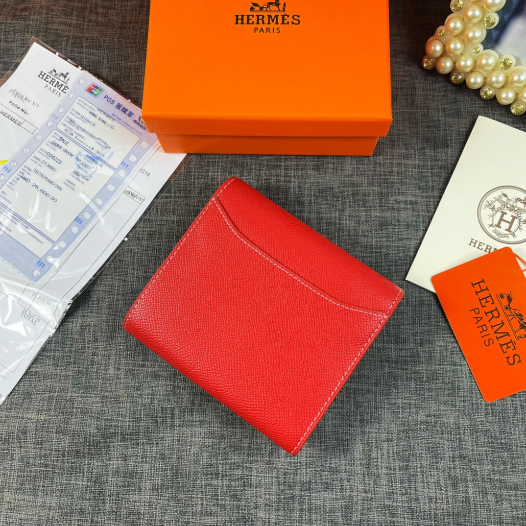 エルメス財布 HERMES2022新作コンスタンスバイフォールドウォレット