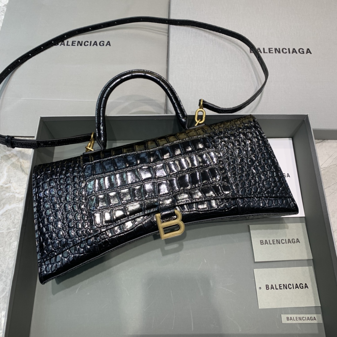バレンシアガバッグ BALENCIAGA2022新作 Hourglassハンドバッグ