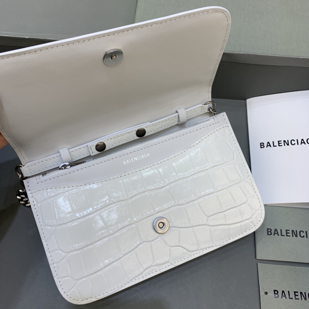 バレンシアガバッグ BALENCIAGA2022ニューチェーンメッセンジャーバッグ