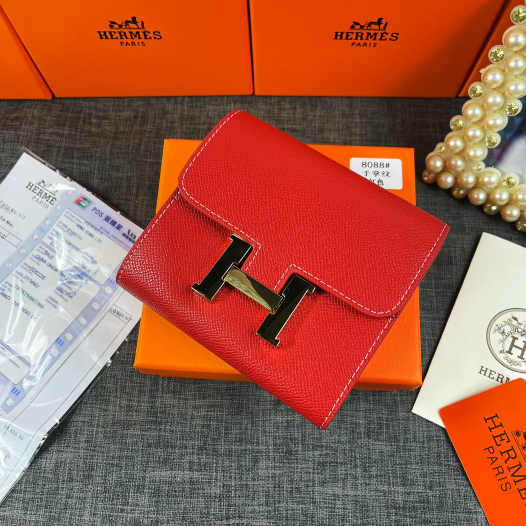 エルメス財布 HERMES2022新作コンスタンスバイフォールドウォレット