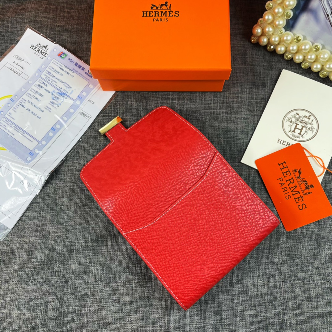 エルメス財布 HERMES2022新作コンスタンスバイフォールドウォレット