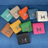 エルメス財布 HERMES2022新作コンスタンスバイフォールドウォレット