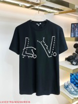 ルイヴィトン服 LOUISVUITTON2022新作プリントラウンドネック半袖Tシャツ