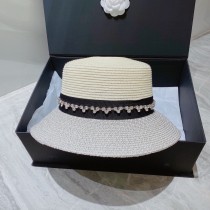 ミュウミュウ帽子 MiuMiu2022夏の新色マッチング麦わら帽子