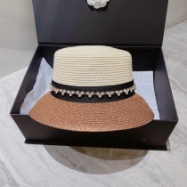 ミュウミュウ帽子 MiuMiu2022夏の新色マッチング麦わら帽子