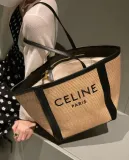 セリーヌバッグ CELINE2022新しいストローショッピングバッグ