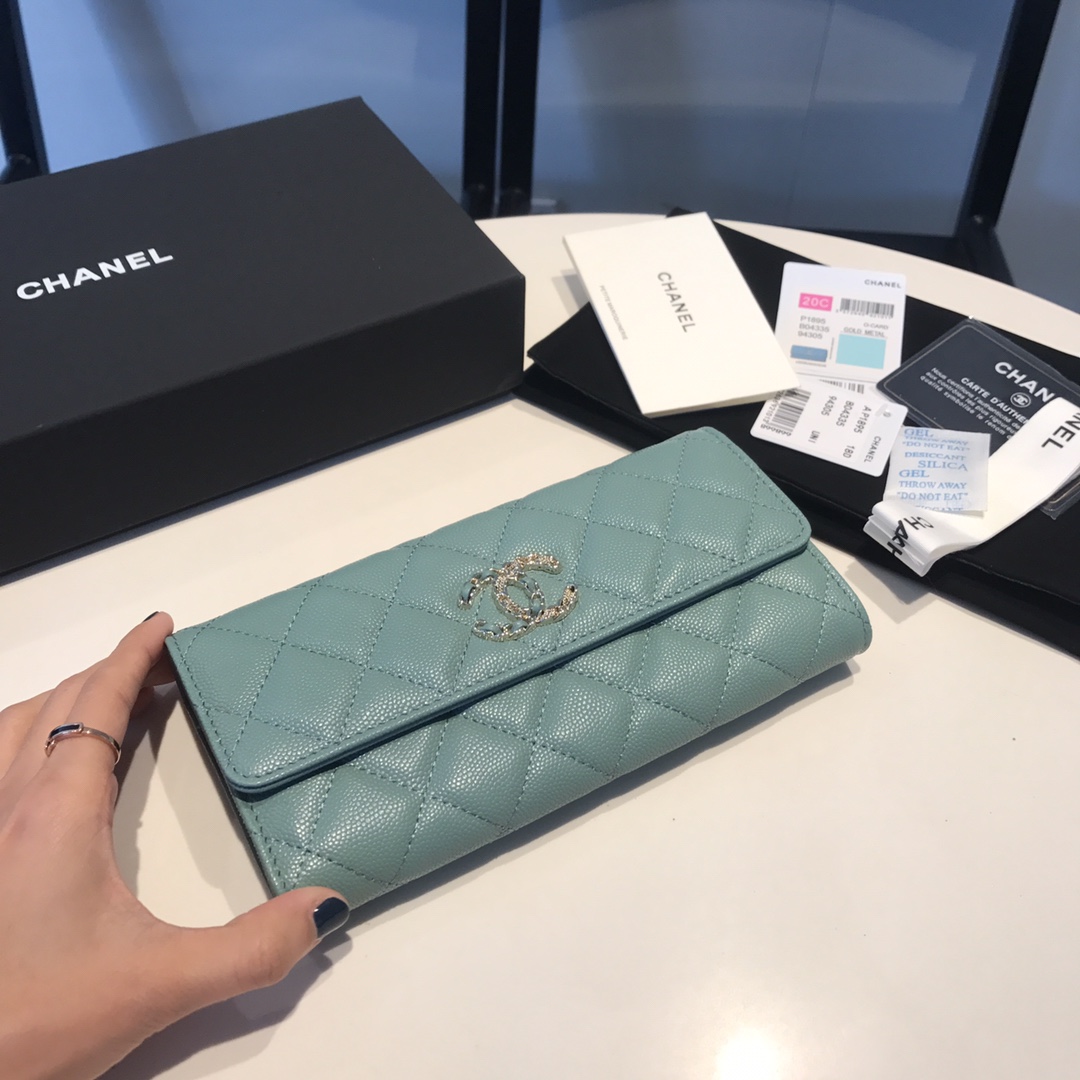 シャネル財布 CHANEL2022の新しい2つ折りロングウォレット