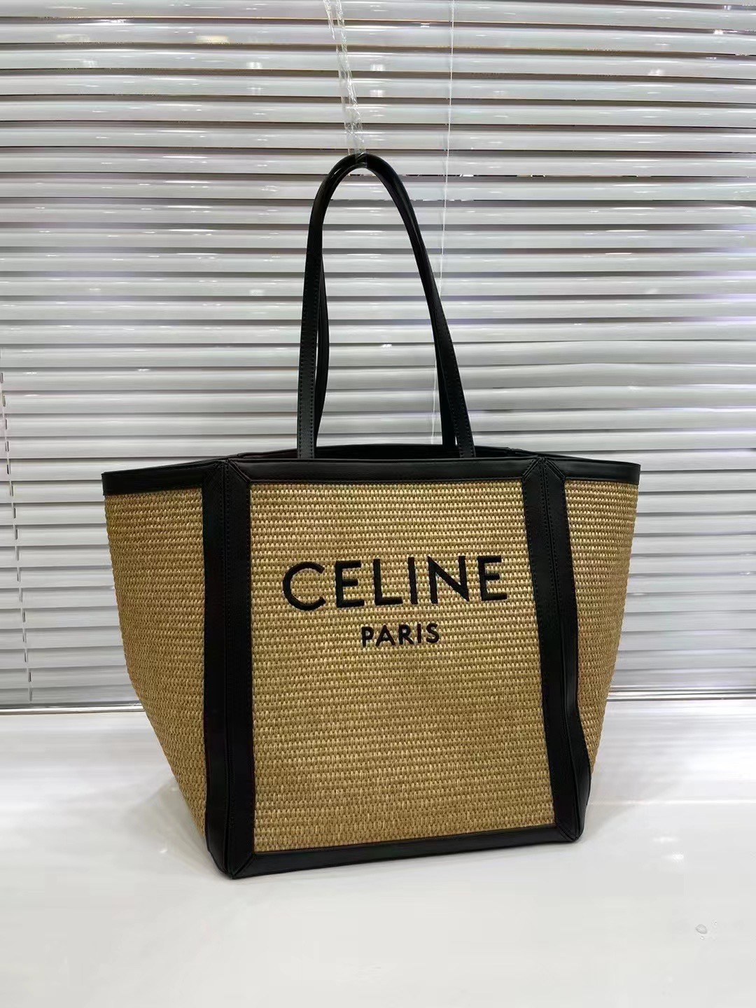 セリーヌバッグ CELINE2022新しいストローショッピングバッグ