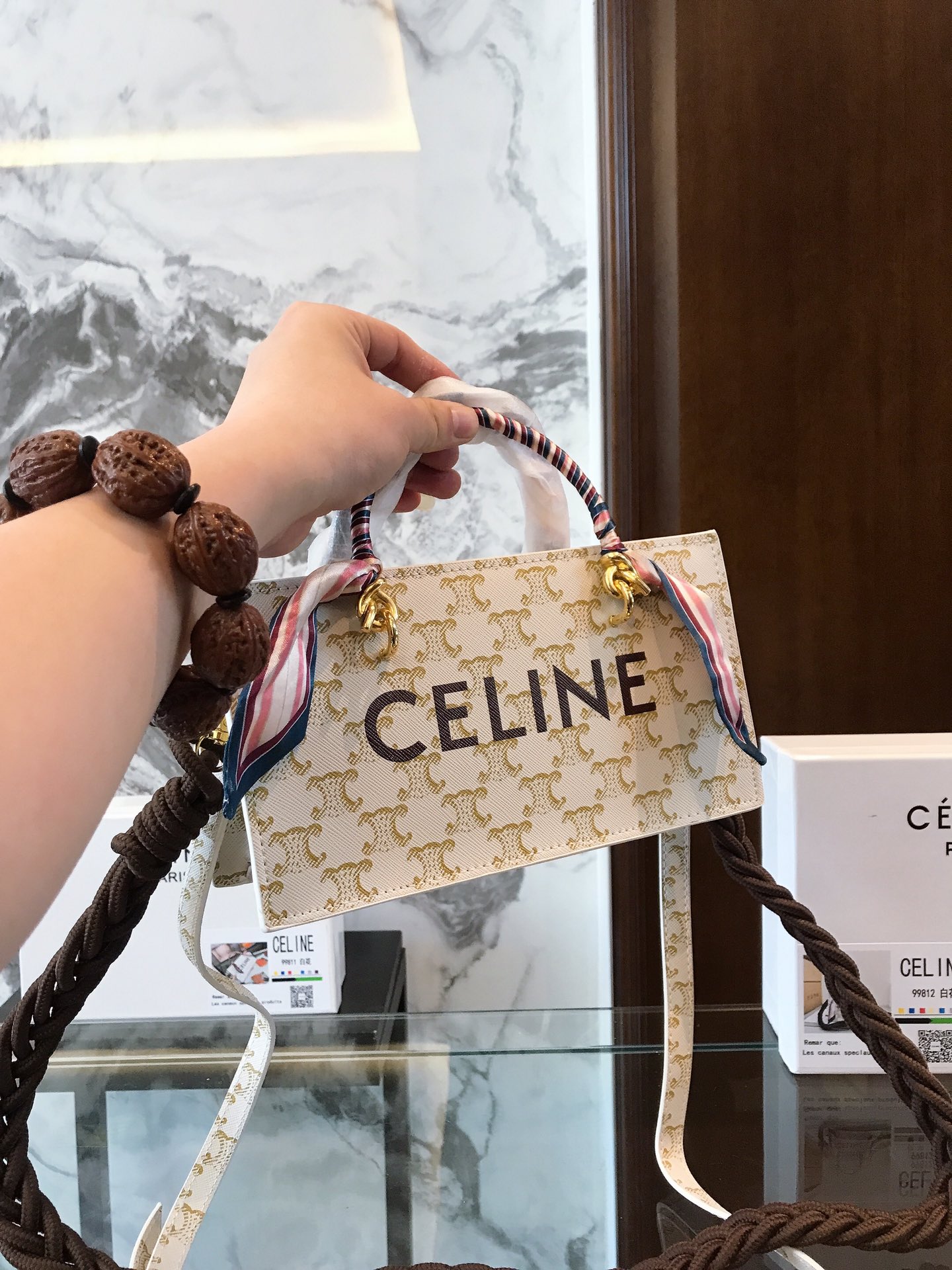 セリーヌバッグ CELINE2022新しいハンドバッグ