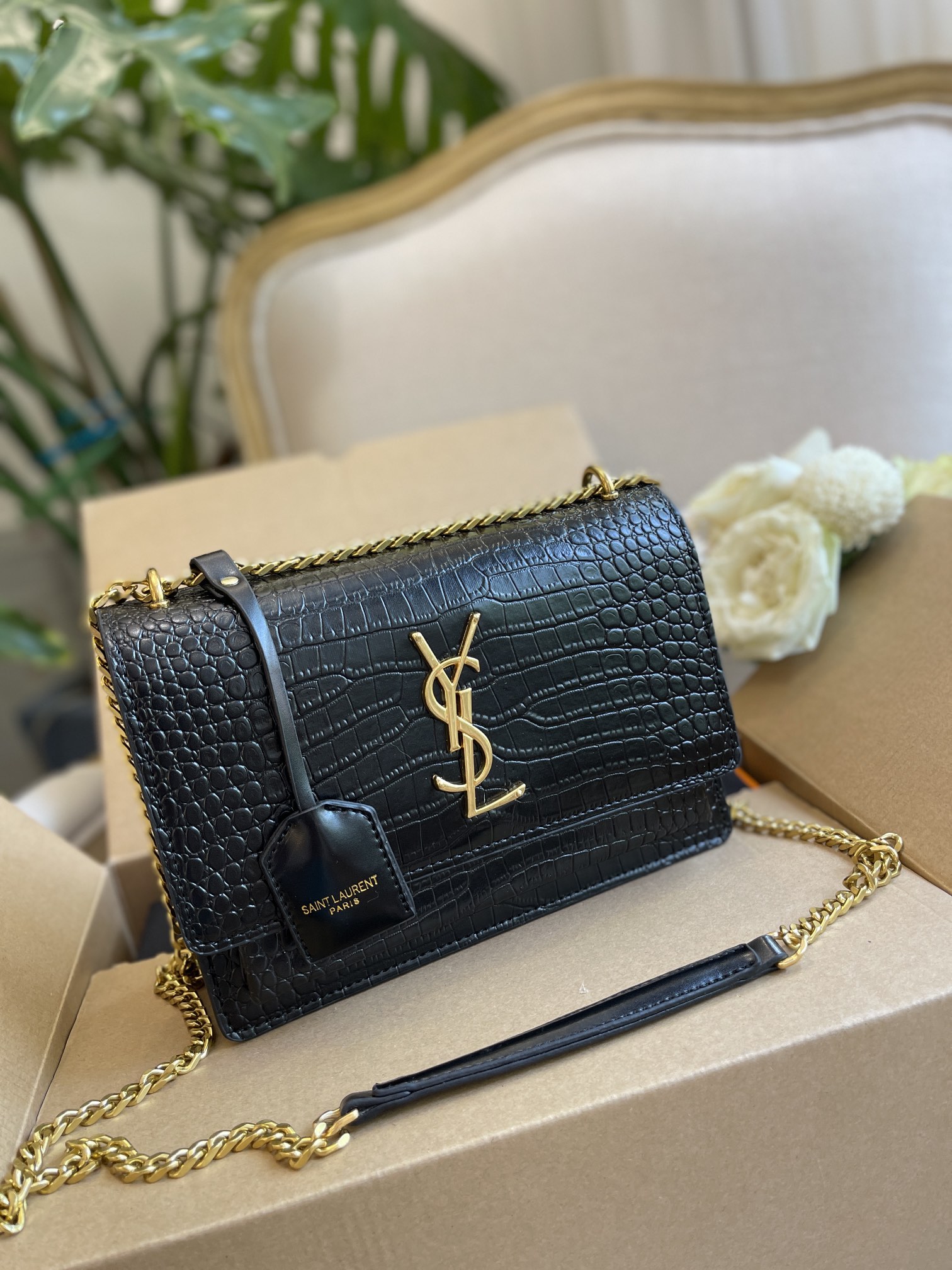 サンローランバッグ Saint Laurent2022新作サンセットチェーンサッチェル