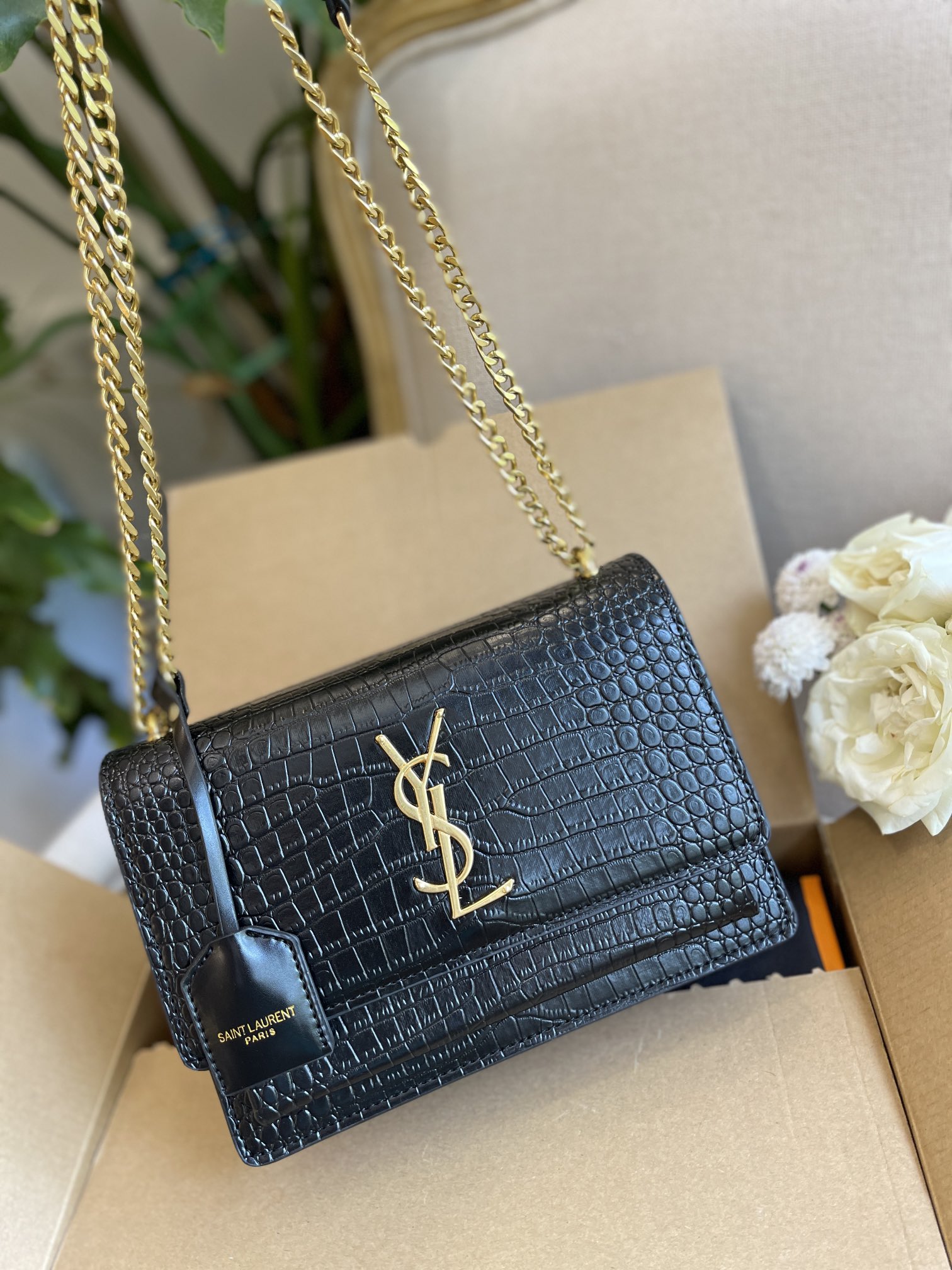 サンローランバッグ Saint Laurent2022新作サンセットチェーンサッチェル