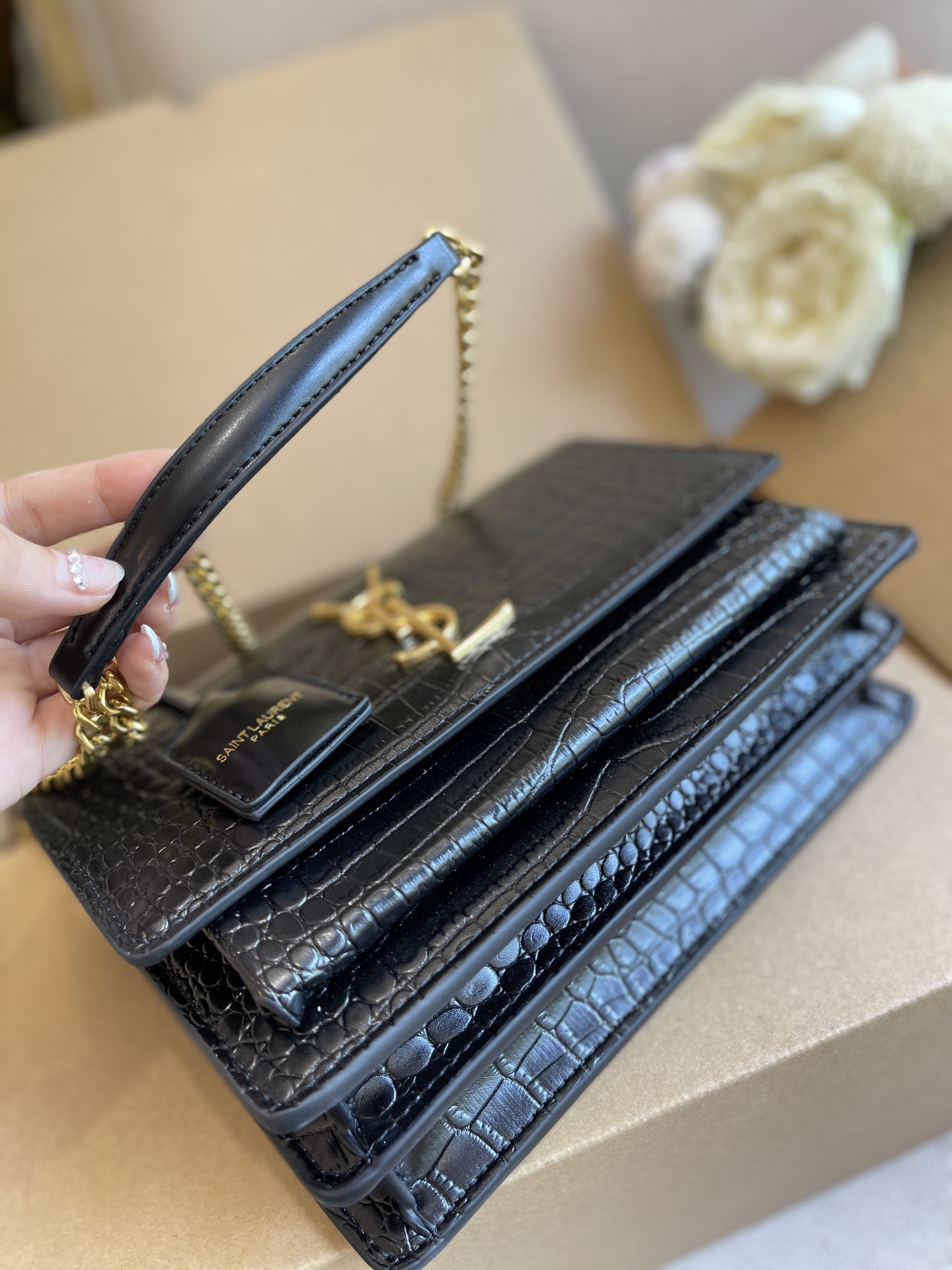 サンローランバッグ Saint Laurent2022新作サンセットチェーンサッチェル