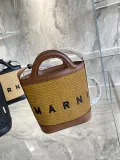 マルニバッグ  Marni2022新しいバケットストローバッグ