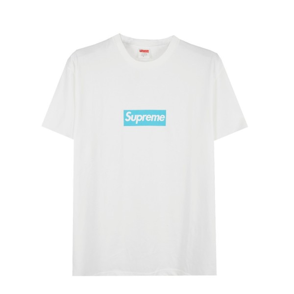 シュプリーム服 Supreme 21FW Tiffany Co Box Logo 半袖Tシャツ