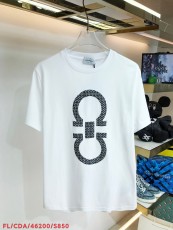 フェラガモ服 Ferragamo2022新ラウンドネック半袖Tシャツ