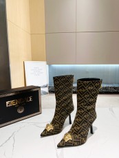 フェンディ靴 Versace＆Fendi2022新作ショートブーツ