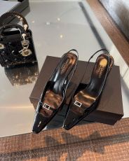 サンローラン靴 Saint Laurent2022新しいパテントレザーカットアウトラインストーンハイヒール