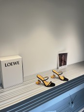 ロエベ靴 LOEWE2022新しいローズフラワーハイヒールサンダル