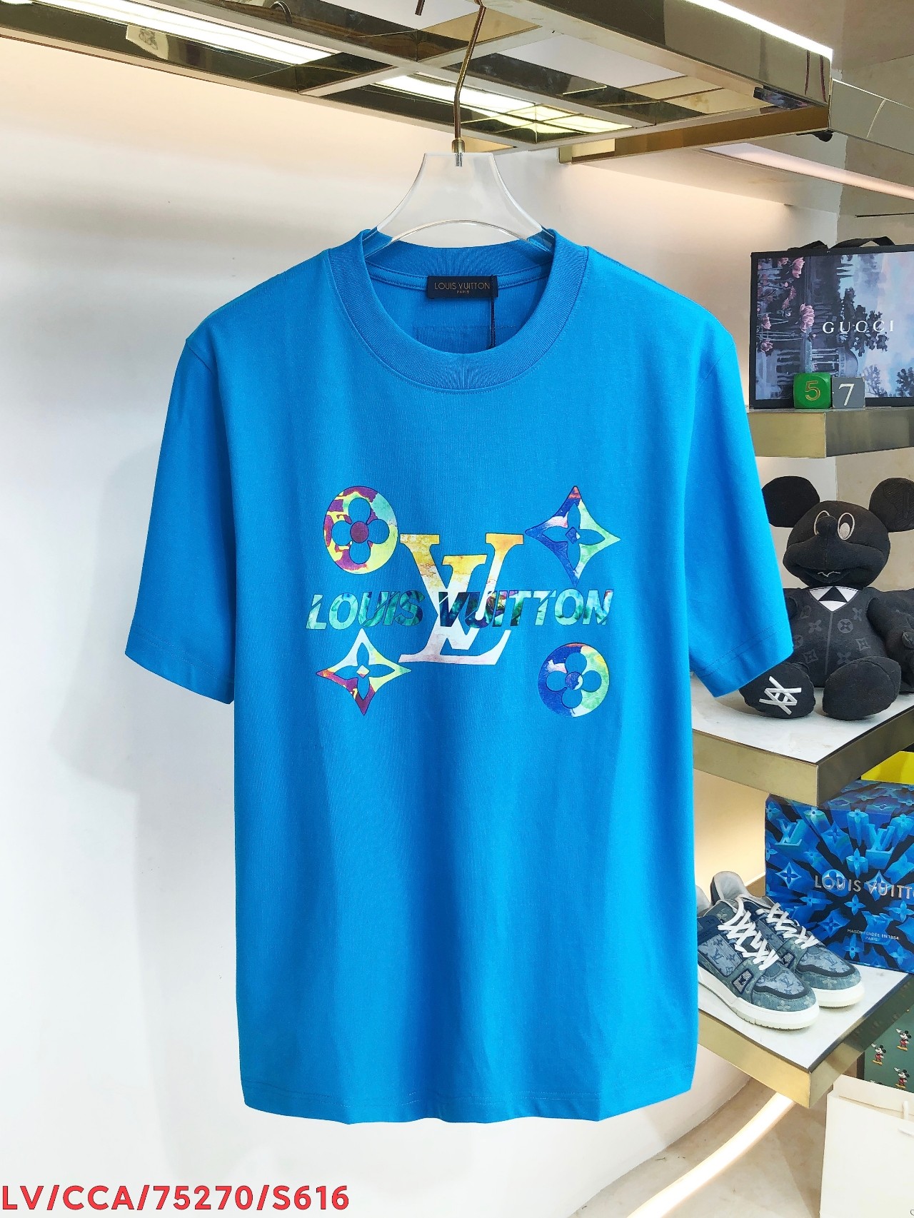 T-shirt Louis Vuitton White size M International in Cotton - 24708895