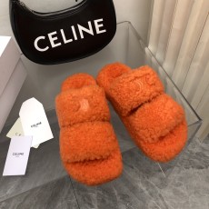 セリーヌ靴 CELINE2022夏の新しいウールスリッパ